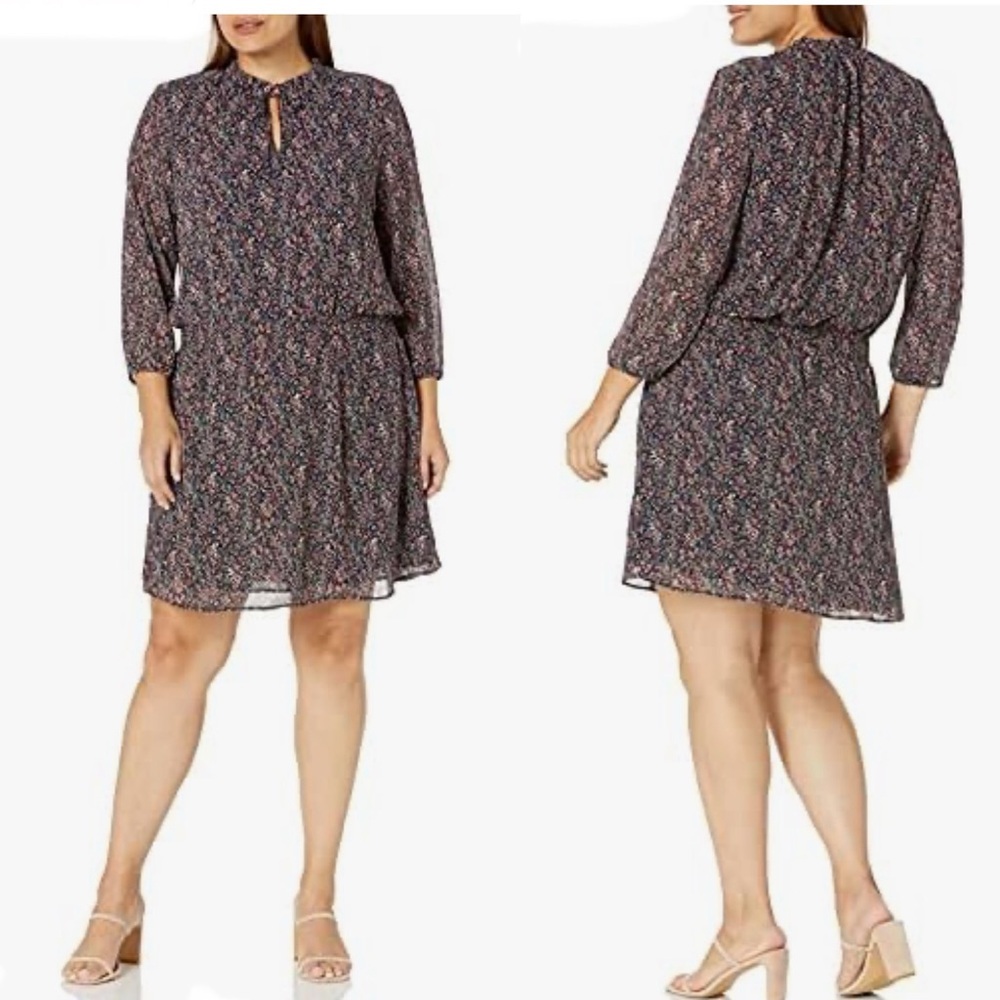 J.Crew Mercantile Women's Long-Sleeve Smocked Tie-Front Dress
